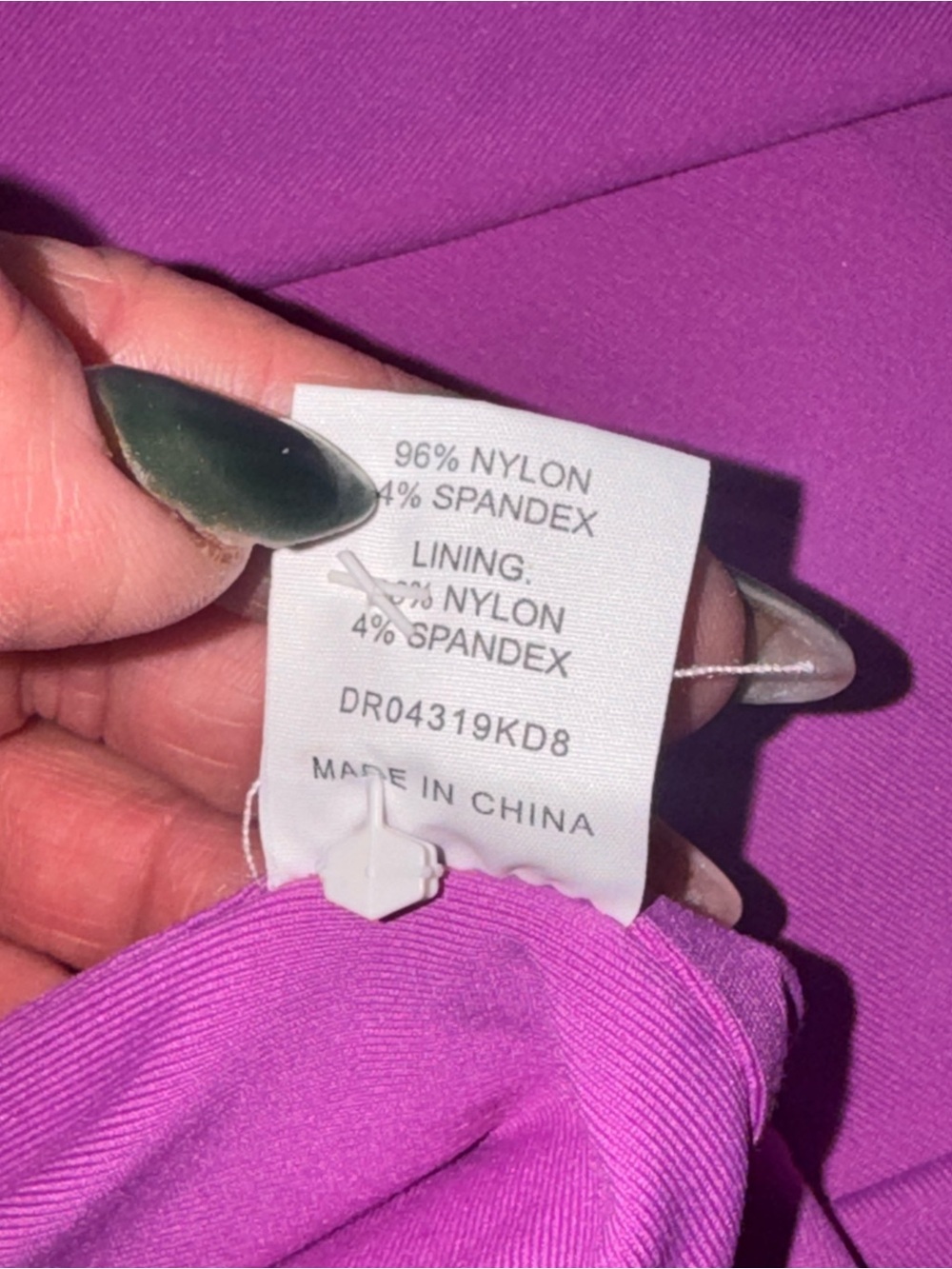 MESHKI women’s purple bodycon Sabine Backless Maxi Dress size x small - Picture 8 of 9